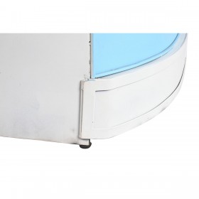 Mobile bar Home ESPRIT Bianco Marrone Turchese 157 x 52 x 90 cm