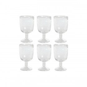 Set di Bicchieri Home ESPRIT Trasparente Cristallo 300 ml 8 x 8 x 14 cm (6 Unità)