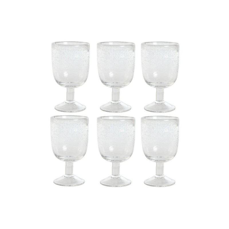 Set di Bicchieri Home ESPRIT Trasparente Cristallo 300 ml 8 x 8 x 14 cm (6 Unità)