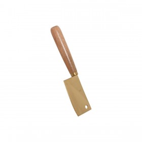 Coltelli da Formaggio Home ESPRIT Dorato Naturale Acciaio inossidabile Acacia 2 Unità (3 Pezzi)