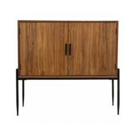 Credenza Alexandra House Living Marrone Ferro Lamiera Legno di abete 40 x 99 x 110 cm