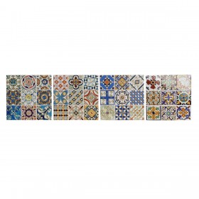 Sottopentola Home ESPRIT Sughero Dolomite 20 x 20 x 0,7 cm (4 Unità)