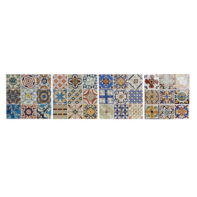 Sottopentola Home ESPRIT Sughero Dolomite 20 x 20 x 0,7 cm (4 Unità)