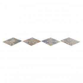 Sottopentola Home ESPRIT Sughero Dolomite 20 x 20 x 0,7 cm (4 Unità)