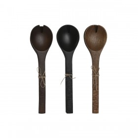 Utensili da cucina Home ESPRIT Legno di mango 30 x 2 x 8 cm (3 Unità)