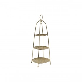 Portafrutta Home ESPRIT Dorato Metallo 39 x 39 x 86 cm