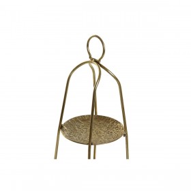 Portafrutta Home ESPRIT Dorato Metallo 39 x 39 x 86 cm