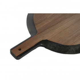 Tagliere Home ESPRIT Nero Naturale Lavagna 38 x 28 x 1,8 cm