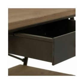 Comodino Alexandra House Living Marrone 42 x 60 x 52 cm