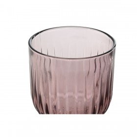 Set di Bicchieri Home ESPRIT Rosa Cristallo 380 ml (6 Unità)
