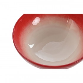 Ciotola Home ESPRIT Rosso Gres Moderno 19,3 x 19,3 x 7 cm