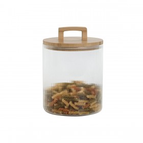 Barattolo Home ESPRIT Trasparente Bambù Cristallo 3 L