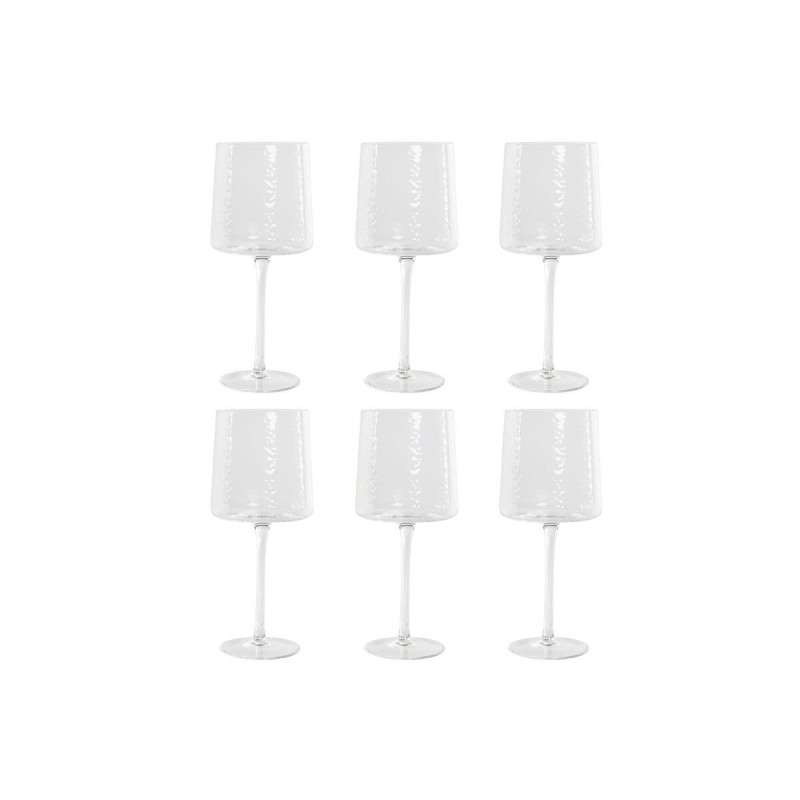 Set di Bicchieri Home ESPRIT Trasparente Cristallo 9,6 x 9,6 x 22,5 cm (6 Unità)