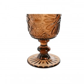Set di Bicchieri Home ESPRIT Cristallo 8,5 x 8,5 x 16,3 cm (6 Unità)