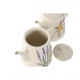 Teiera Home ESPRIT Multicolore Porcellana 900 ml (2 Unità)
