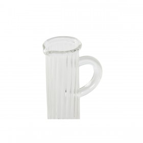 Set olio e aceto Home ESPRIT Naturale Cristallo Legno di acacia 350 ml 20,4 x 9 x 21 cm
