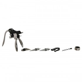 Set di Accessori per il Vino Home ESPRIT Naturale Bambù Acciaio inossidabile
