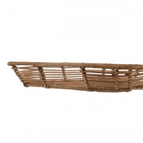 Set di Vassoi Home ESPRIT Naturale Tropicale 44 x 32 x 6 cm (3 Unità)