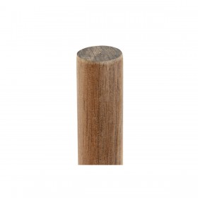 Portarotolo di Carta da Cucina Home ESPRIT Marrone Beige Grigio Acacia Dolomite 15 x 15 x 31,5 cm (2 Unità)