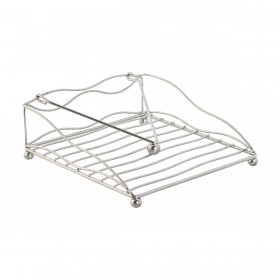 Portatovagliolo Home ESPRIT Argentato Metallo 19 x 19 x 7 cm