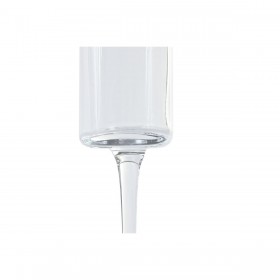 Champagne e calice piatto per champagne Home ESPRIT Trasparente Cristallo 160 ml (6 Unità)