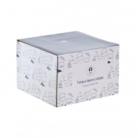 Teiera Home ESPRIT Nero Beige Acciaio inossidabile Ferro 1 L (2 Unità)