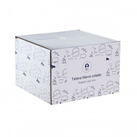 Teiera Home ESPRIT Nero Beige Acciaio inossidabile Ferro 1,2 L (2 Unità)