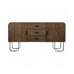Credenza Alexandra House Living Marrone Ferro Legno di abete 47 x 76 x 145 cm