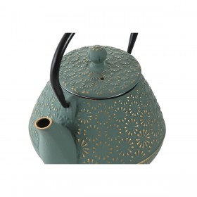 Teiera Home ESPRIT Verde Acciaio inossidabile Ferro 600 ml