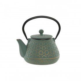 Teiera Home ESPRIT Verde Acciaio inossidabile Ferro 600 ml