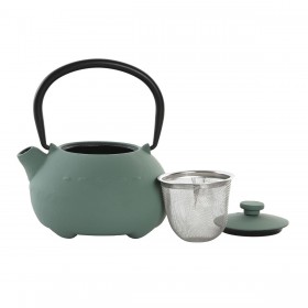 Teiera Home ESPRIT Giallo Verde Acciaio inossidabile Ferro 350 ml (2 Unità)