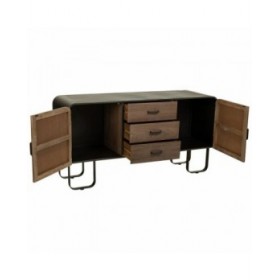 Credenza Alexandra House Living Marrone Ferro Legno di abete 47 x 76 x 145 cm