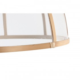 Copripiatti Home ESPRIT Bambù 35 x 35 x 22 cm
