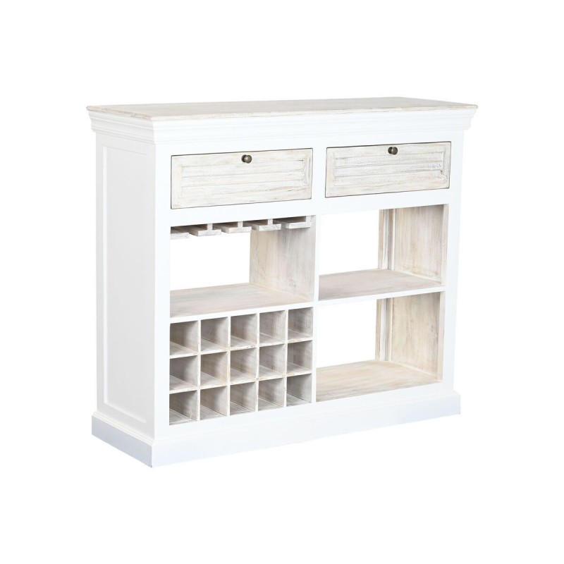 Portabottiglie Home ESPRIT Bianco 120 x 40 x 98 cm