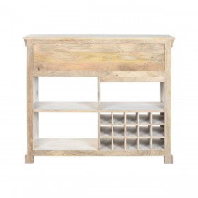 Portabottiglie Home ESPRIT Bianco 120 x 40 x 98 cm