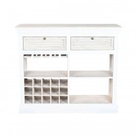 Portabottiglie Home ESPRIT Bianco 120 x 40 x 98 cm