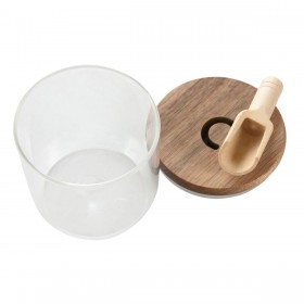 Barattolo Home ESPRIT Trasparente Naturale 300 ml