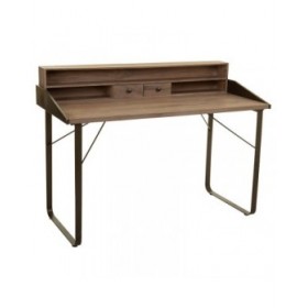 Scrivania Alexandra House Living Marrone Legno Ferro Lamiera Legno di abete 60 x 95 x 130 cm