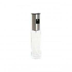 Oliera Home ESPRIT Trasparente Acciaio inossidabile Cristallo 100 ml 4 x 4 x 18,3 cm