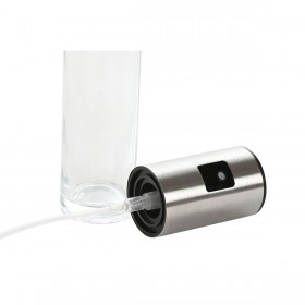 Oliera Home ESPRIT Trasparente Acciaio inossidabile Cristallo 100 ml 4 x 4 x 18,3 cm