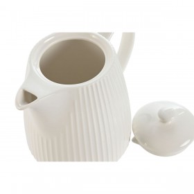 Teiera Home ESPRIT Bianco Porcellana 1 L