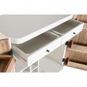 Portabottiglie Home ESPRIT Bianco Naturale 85 x 50 x 100 cm