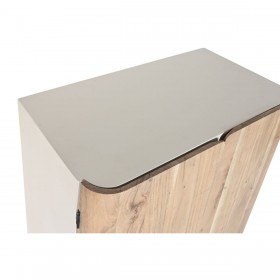 Portabottiglie Home ESPRIT Bianco Naturale 85 x 50 x 100 cm