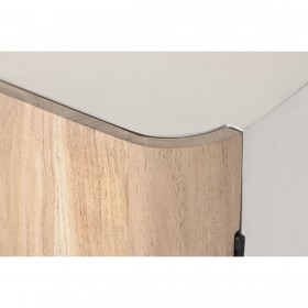 Portabottiglie Home ESPRIT Bianco Naturale 85 x 50 x 100 cm