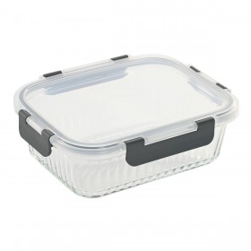 Porta pranzo Home ESPRIT Trasparente polipropilene Vetro Borosilicato 1 L