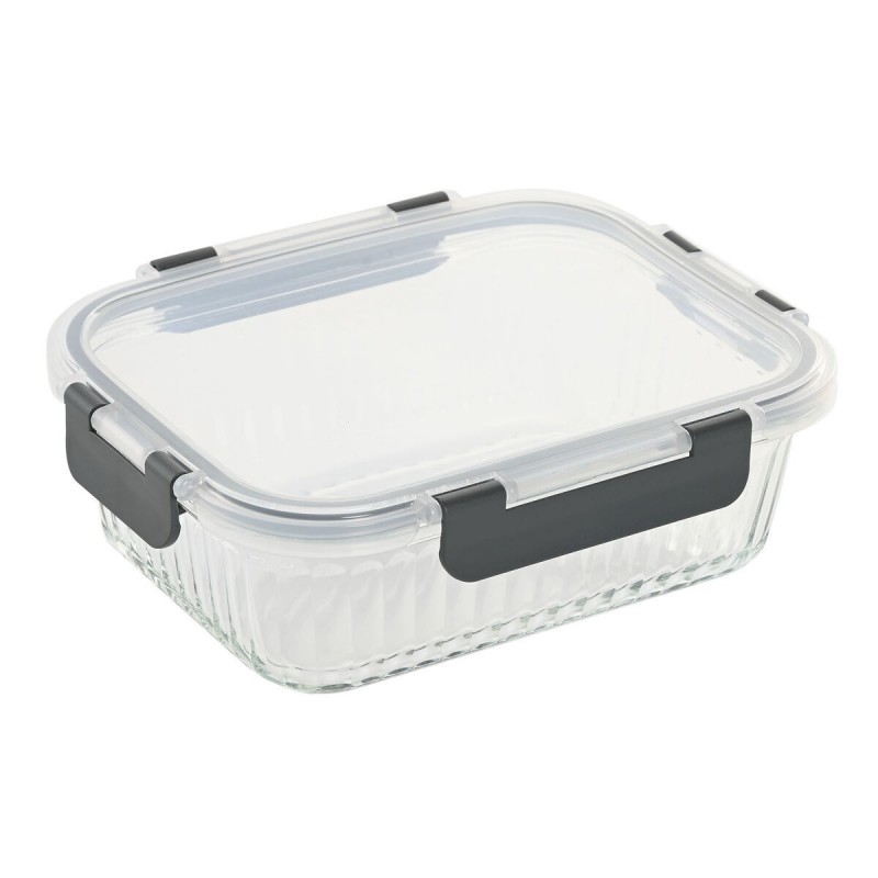 Porta pranzo Home ESPRIT Trasparente polipropilene Vetro Borosilicato 1 L