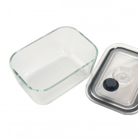 Porta pranzo Home ESPRIT Trasparente polipropilene Vetro Borosilicato 800 ml