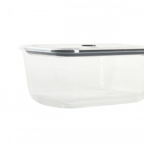Porta pranzo Home ESPRIT Trasparente polipropilene Vetro Borosilicato 1,5 L