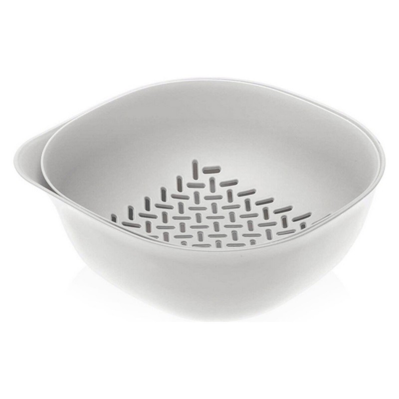 Set di Colini Versa Bianco polipropilene 23,2 x 9,5 x 23,2 cm (2 pcs)