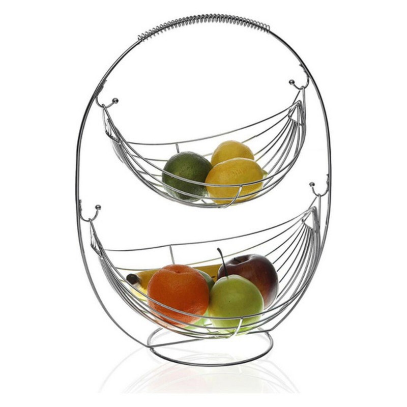 Portafrutta Versa Metallo Acciaio (27 x 45,5 x 36 cm)